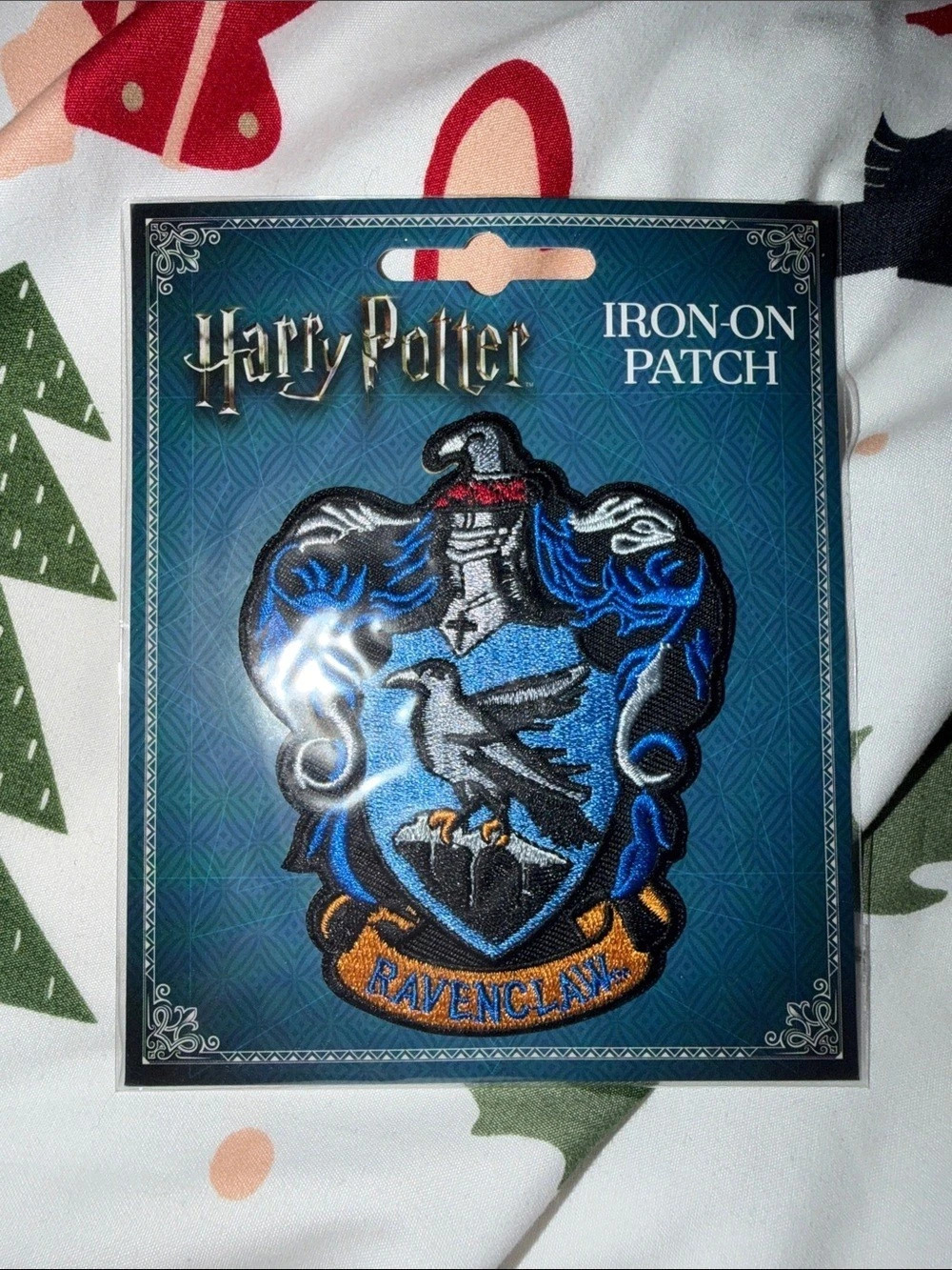 Harry Potter Ravenclaw Iron-On Patch Blue & Black NWT